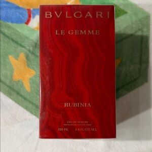 Bulgari Red Gift Box with Gold Seal